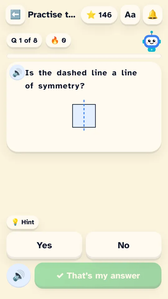 Year 4: lines of symmetry