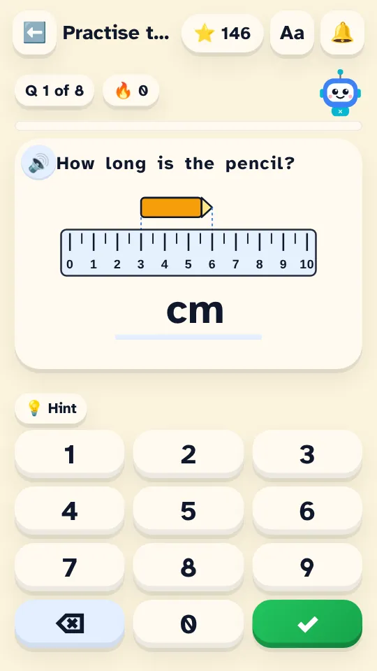 Year 3: measuring with a ruler