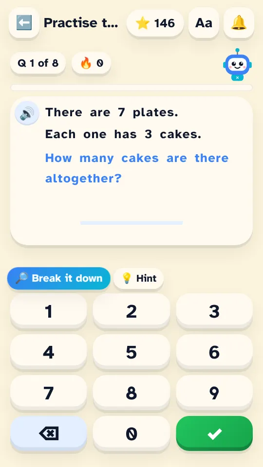 Year 3: an equal groups problem