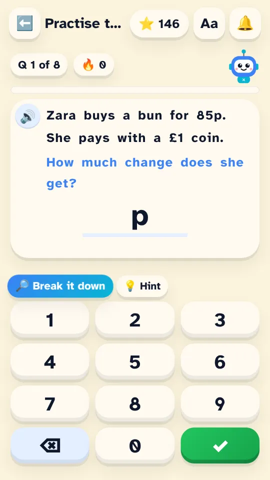Year 4: working out change