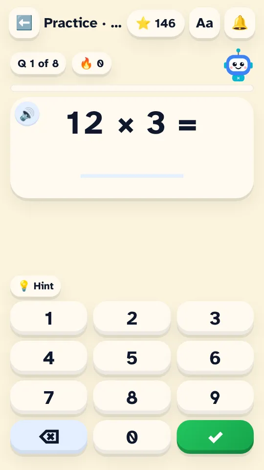 Year 3: a 3 times table question